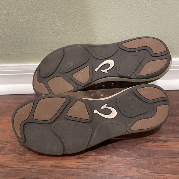 OluKai Brown Oxford Shoes with Suede Finish - Picture 6 of 8